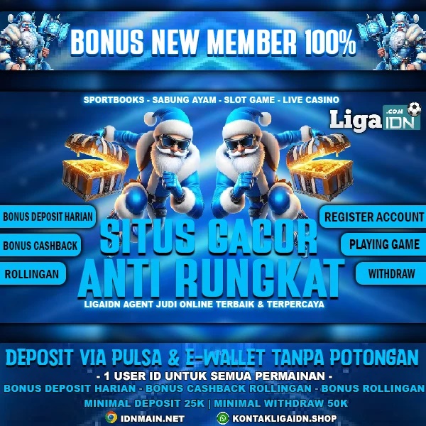 LIGAIDN | Agen Slot Gacor Resmi dengan Jackpot Besar & RTP Tinggi